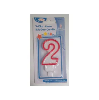 Dortová svíčka SVÍČKA - 2 svíčka 2