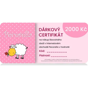 Dárkový potravinový koš Dárkový certifikát 2.000,- Kč