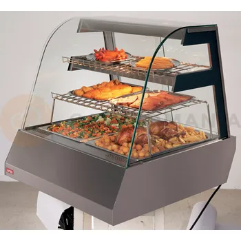 Stolní teplá vitrína 3xGN 1/1 vysoká | UNIS, Kentucky Hot