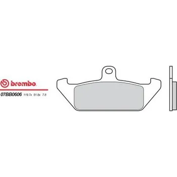 Motodíl Přední brzdové destičky Brembo Cagiva 750 ELEFANT BIFARO 1990 - směs 06