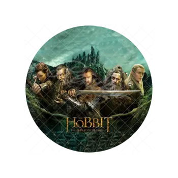 Jedlá dekorace na dort HOBBIT, VARIANTA Jedlý papír 47