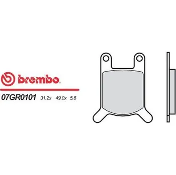 Brzda pro motocykl Přední brzdové destičky Brembo Beta 50 MG 1983 - směs 01