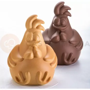 Čokoládová tyčinka Forma na čokoládu- kohout, 138x132x180, 270 g - KT198 | PAVONI, Easter