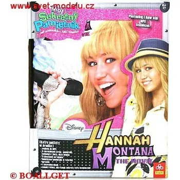 Zápisník Trefl HANNAH MONTANA MŮJ TAJNÝ PAMÁTNÍK V POLŠTÁŘKU 60071