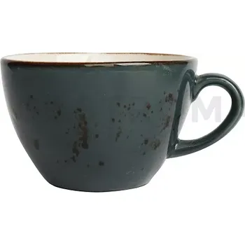 Šálek na cappuccino z porcelánu, 0,285 l, šedý | FINE DINE, Kolory Ziemi Arando