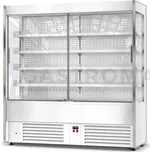 Zavřený chladící regál s přední stranou lakovanou 1330x700x2020 mm | RAPA, RCh-SR