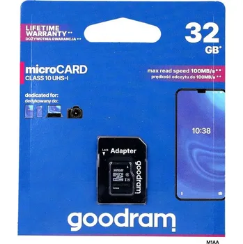 Paměťová karta Paměťová karta GOODRAM 32GB Class 10