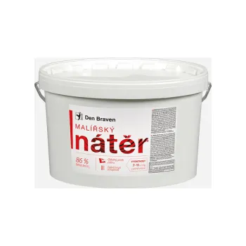 barva na zeď Den Braven - Malířský nátěr, vědro 28 kg, bílý T215N