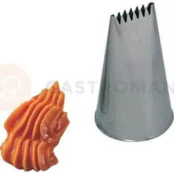 Výroba svíčky Zdobící špička - efekt proplétaného košíku - 30x45x20 mm - BX9022-1 | MARTELLATO, Basket Piping Nozzles