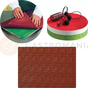 Čokoládová tyčinka Strukturální silikonová podložka, 600x400 mm, 30 mm - RELIEF5 | MARTELLATO, Tappeto