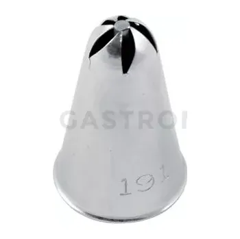 Výroba svíčky Zdobící špička - květina - 18x30x2 mm - BX0048-1 | MARTELLATO, Fancy Piping Nozzles