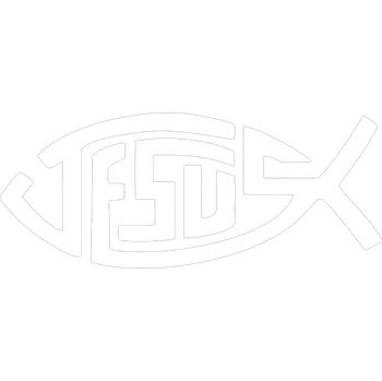 Samolepicí dekorace na vozidlo Jesus samolepka na auto - růžová světlá / 10 cm