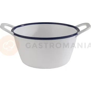 Servírovací miska 215x165x95 mm, kulatá | APS, Enamel Look