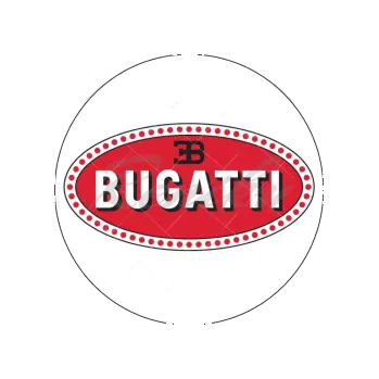 Jedlá dekorace na dort BUGATTI znak, VARIANTA Jedlý papír 247