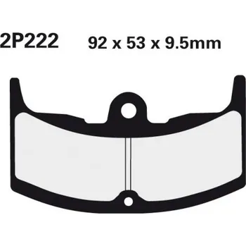 Brzda pro motocykl Přední brzdové destičky Nissin Honda CBX 400 Custom 1988 směs SS