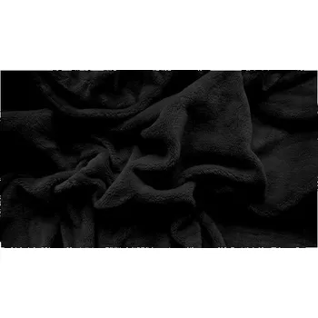 Prostěradlo TEXTILOMANIE Prostěradlo mikroplyš 90 × 200 cm černé