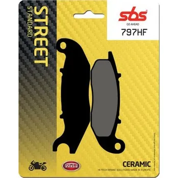 Brzda pro motocykl Přední brzdové destičky SBS Honda MSX 125 2014 - 2019 směs HF