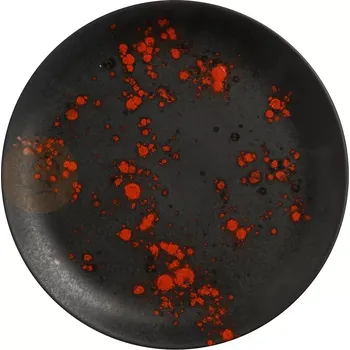 Talíř Plytký talíř z porcelánu, Ø 26 cm, černý | FINE DINE, Bloom