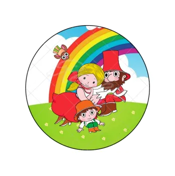 Přisada na vaření a pečení RUMCAJS a duha, VARIANTA Jedlý papír 1372