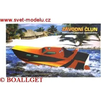 omalovánky Vystřihovánka Závodní člun 33224