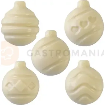 Čokoládová tyčinka Polykarbonátová forma na pralinky - baňky, 5 x 6 ks x 7g, 30x26x16,5 mm - MA1974 | MARTELLATO, Praline