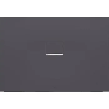 Sprchová vanička Villeroy & Boch Squaro Infinity - Sprchová vanička, 90x120 cm, Quaryl, antracit UDQ1290SQI2V-1S