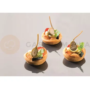 Kuchyňská sůl Mikroperforovaná forma na moučníky a dezerty - 300x400 mm, 20 ks x 36/48x16 mm, 22 ml - FF4301S | PAVONI, Formasil