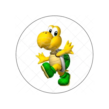 Jedlá dekorace na dort ŽELVÁK, VARIANTA Jedlý papír 1803