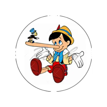 Jedlá dekorace na dort PINOCCHIO a cvrček, VARIANTA Jedlý papír 158