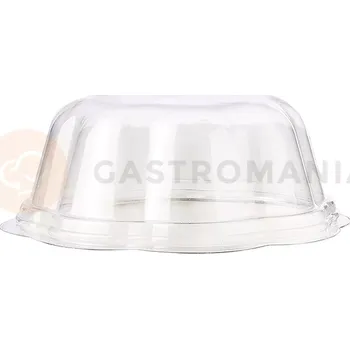 Jednorázové nádobí Ekologické víčko na kelímek na zmrzlinu, dezerty a jogurt 130 ml, biologicky rozložitelné, transparentní, 50 ks PLA | ALCAS, BioHappy