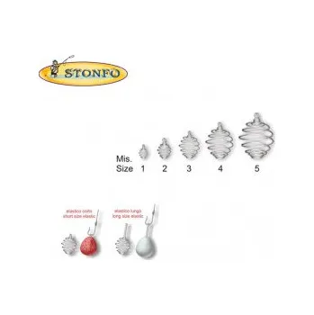 STONFO pružinky na nastražení těsta pod háček vel.3