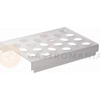 Čokoládová tyčinka Stojan na nanuky z plexiskla - 21 míst, 250 mm x 360 mm x 45 mm - CLPESPO21 | MARTELLATO, PLEXIGLASS DISPLAYS