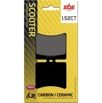 Brzda pro motocykl Zadní brzdové destičky SBS Malaguti 150 Madison 1999 - 2003 směs CT