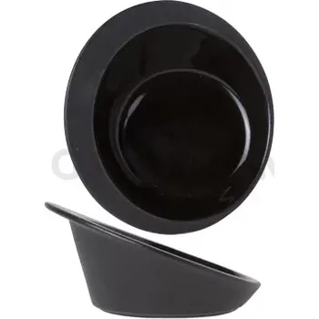 Porcelánová miska, černá, 23 cm | ARIANE, Luna