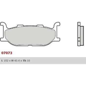 Motodíl Přední brzdové destičky Brembo Yamaha 500 T MAX 2001 - 2003 směs XS
