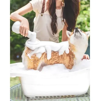 Kartáč pro zvířata uah Kartáč s automatickým dávkovačem šamponu Fur-ever Clean