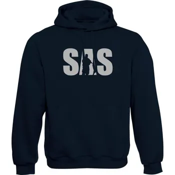 Pánská mikina Mikina s kapucí SAS Rifleman - námořní modrá