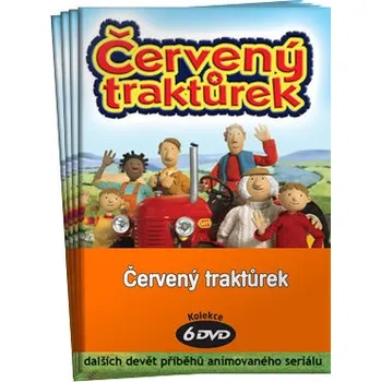 DVD film Červený traktůrek - kolekce (6xDVD) (papírový obal)