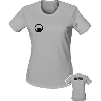 Dámské tričko Dámské funkční tričko Black Mesa SECURITY Force - světle šedá