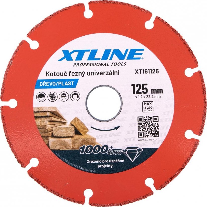 XT Kotouč univerzální na dřevo plast 115