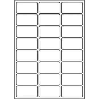 Speciální papír Etikety PRINT 64x34 mm bílé (balení 100xA4)