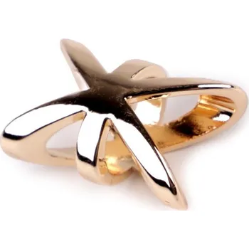 Brož Spona / průvlek na malý šátek - růžové zlato