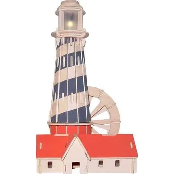 Dětské zboží Woodcraft Dřevěné 3D puzzle maják
