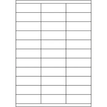 Speciální papír Etikety PRINT 70x25,4 mm barevné pastelové (100xA4)