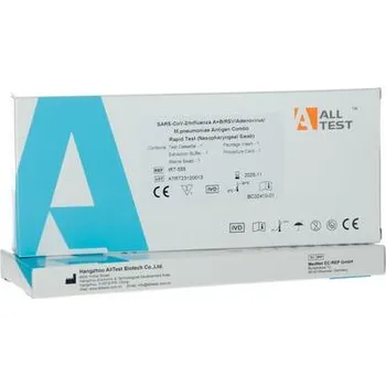 Diagnostický test SARS-CoV-2, Influenza A+B, RSV, Adenovirus, M.pneumoniae Antigenový Kombinovaný test, 1ks