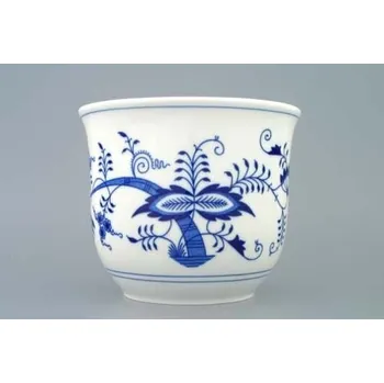 Květináč Český porcelán, a.s., Dubí Květináč bez uch, bez nožky 15,8 cm, cibulák, Český porcelán