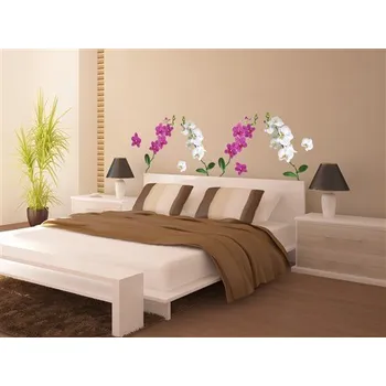 Samolepící dekorace Samolepky na zeď orchidej IMPOL TRADE SPN40WD 45 x 65 cm