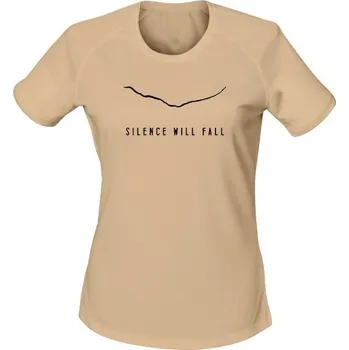 Dámské tričko Dámské funkční tričko Silence Will Fall - písková