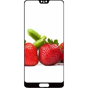 3x 3D ochranné tvrzené sklo s rámečkem pro Huawei P20 - černé - 2+1 zdarma