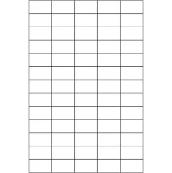 Speciální papír Etikety PRINT 38x21,2 mm bílé (100xA4), ostré rohy